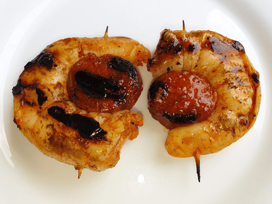 Garnelen-Chorizo-Spieße - Grillen auf Balkon und Terrasse